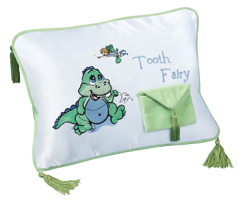 Lillian Rose Dinosaur Tooth Fairy Pillow